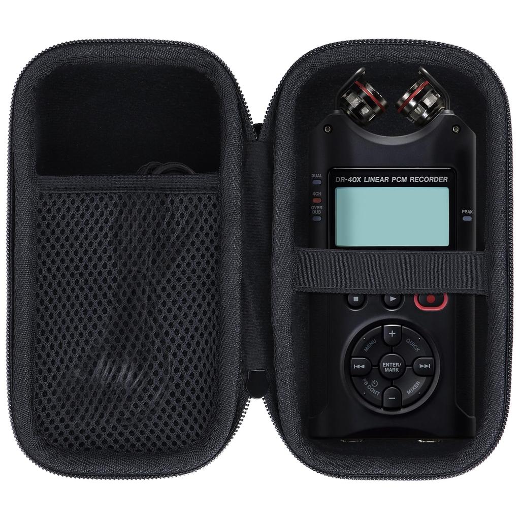 Lebakort Oppbevaringsveske Kompatibel med TASCAM DR-07XDR-40X Handy Opptakere