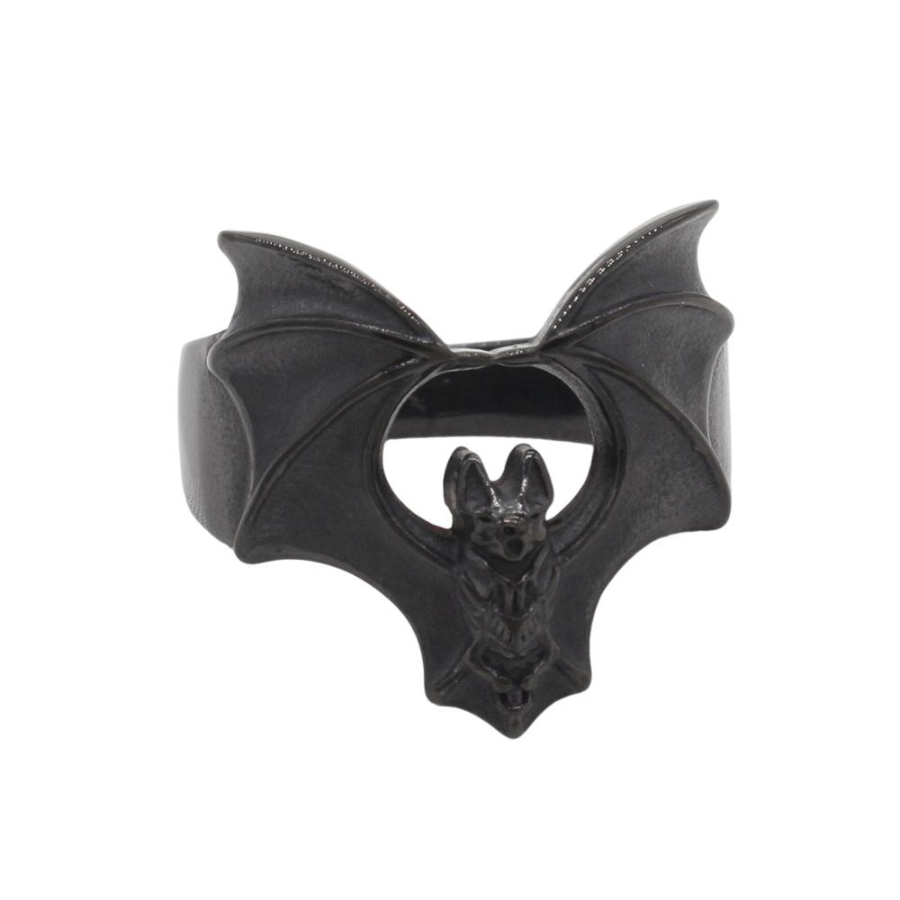 

2026 Прикраси, Європейське та Американське Персоналізоване Ретро Кажан Чоловіча Прикраса Кільце no. 13