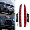 For Honda Civic Type-R Sl Hatchback 2016 2017 2018 2019 2020 LED Rear Bumper Reflector Lights Brake Dynamic Turn Signal Lamps