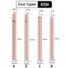 4pcs External Heat Soldering Iron Tip B C D K Pure Copper Solder Head 30w 40w 60w Replacement Tip Welding Repair Tools