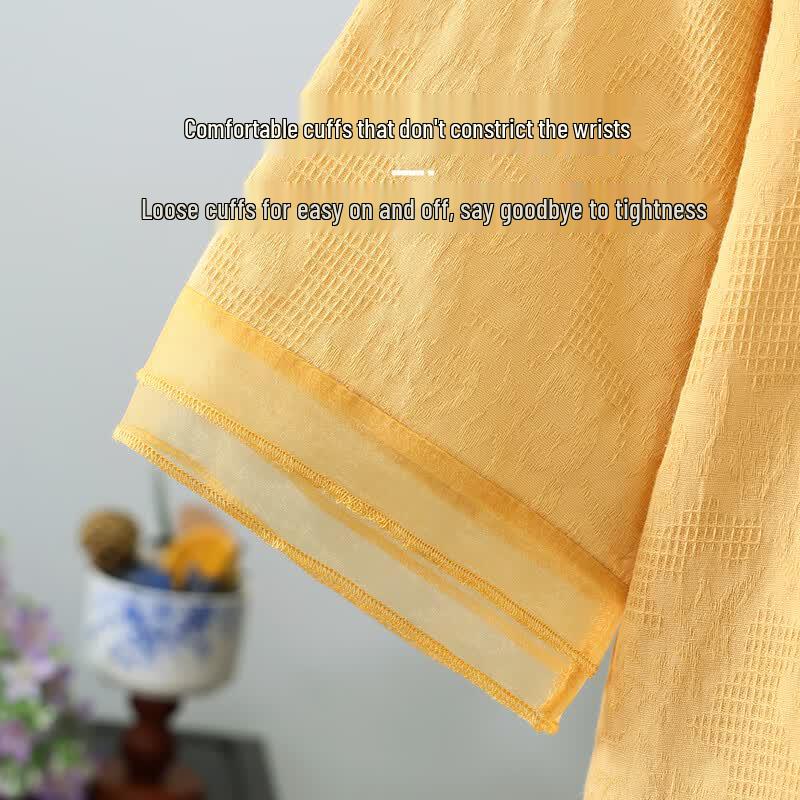 New Chinese Embroidered Stand-Up Collar Shirt for Middle-Aged Women
