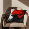 Japanese Bushido Samurai  Pillow Case Living Room Sofa Cushion Cover Suitable For Home Bedroom Decoration And Protector