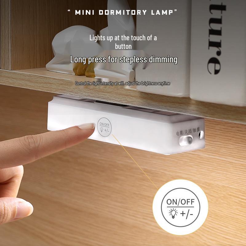 Magnetic Rechargeable Night Light with Remote Control - Perfect for Dorms, Nurseries, and Bedside Use