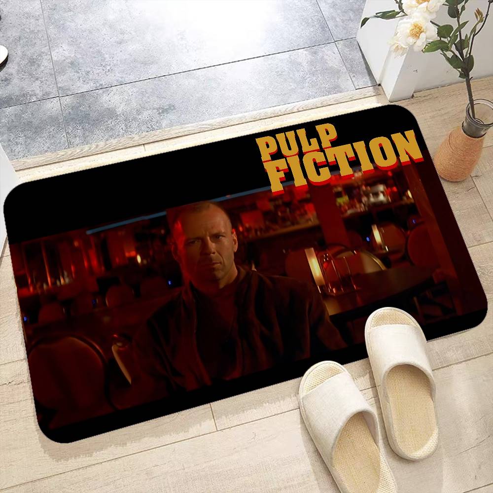 Film P-Pulp F-Fiction Room Mats Cheaper Anti-slip Modern Living Room Balcony Printed Household Carpets