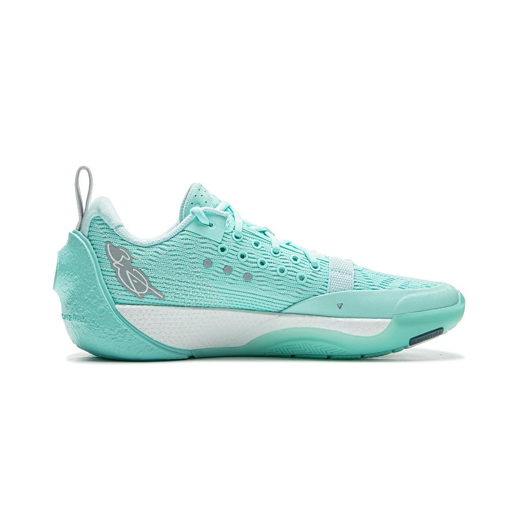 New LiNing Full City 13 Cushioned Slip Resistant Abrasion Resistant Low Top Basketball Shoes Men's Green ABAV017-8