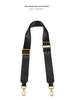 Black Wide Replacement Shoulder Strap for Hobo Cotton/Nylon Crossbody Bag or Backpack