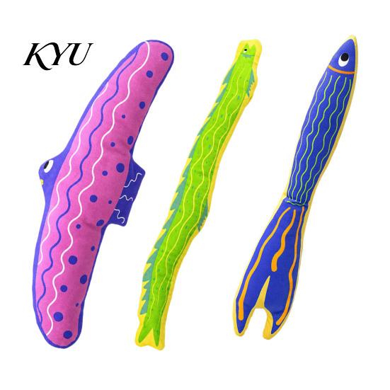 Training Toys for Dogs Ocean Fish Dog Toy, Interactive Squeaky Chew Stuffed Plush Stress Relief Toy Medium And Large Tug-of-war Games