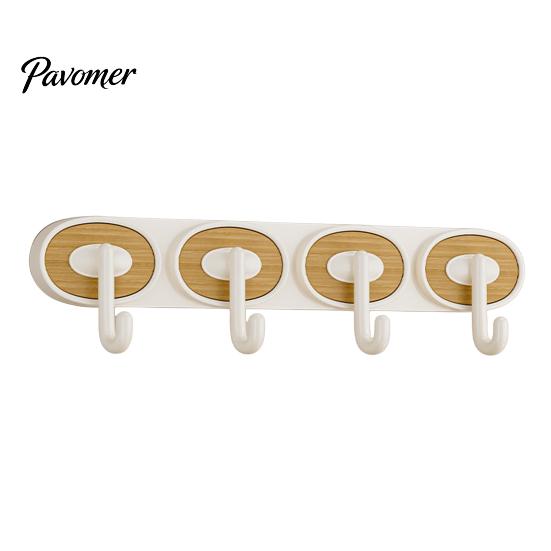 Decorative Storage Hook Adhesive Hook, Load-Bearing Wall Hanger, with High-Adhesive Backing Heavy Duty Retro Style for Bathroom Kitchen Entrance Hall