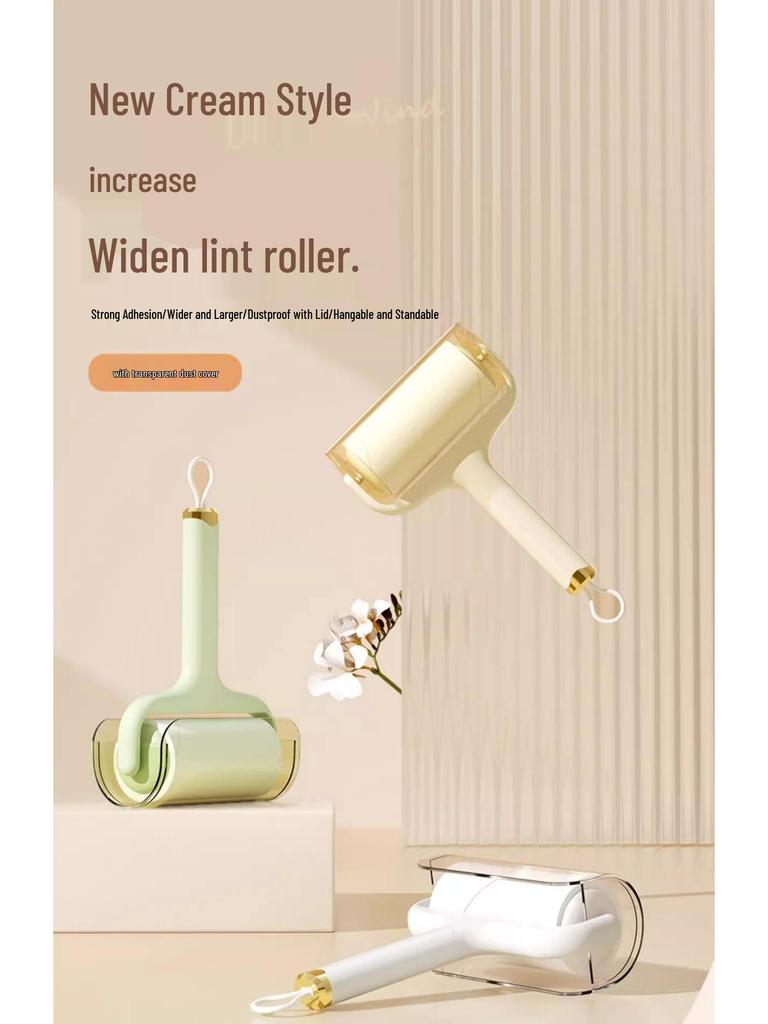 Cat Hair Removal Lint Roller Brush with Tearable Drum Replacement for Clothes and Household Cleaning