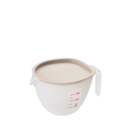 

Akebono Sangyo Deep Bowl with Lid, Mini, Gray, 400ml, Made in Japan