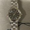 Used Women's Watch Silver Black Dial