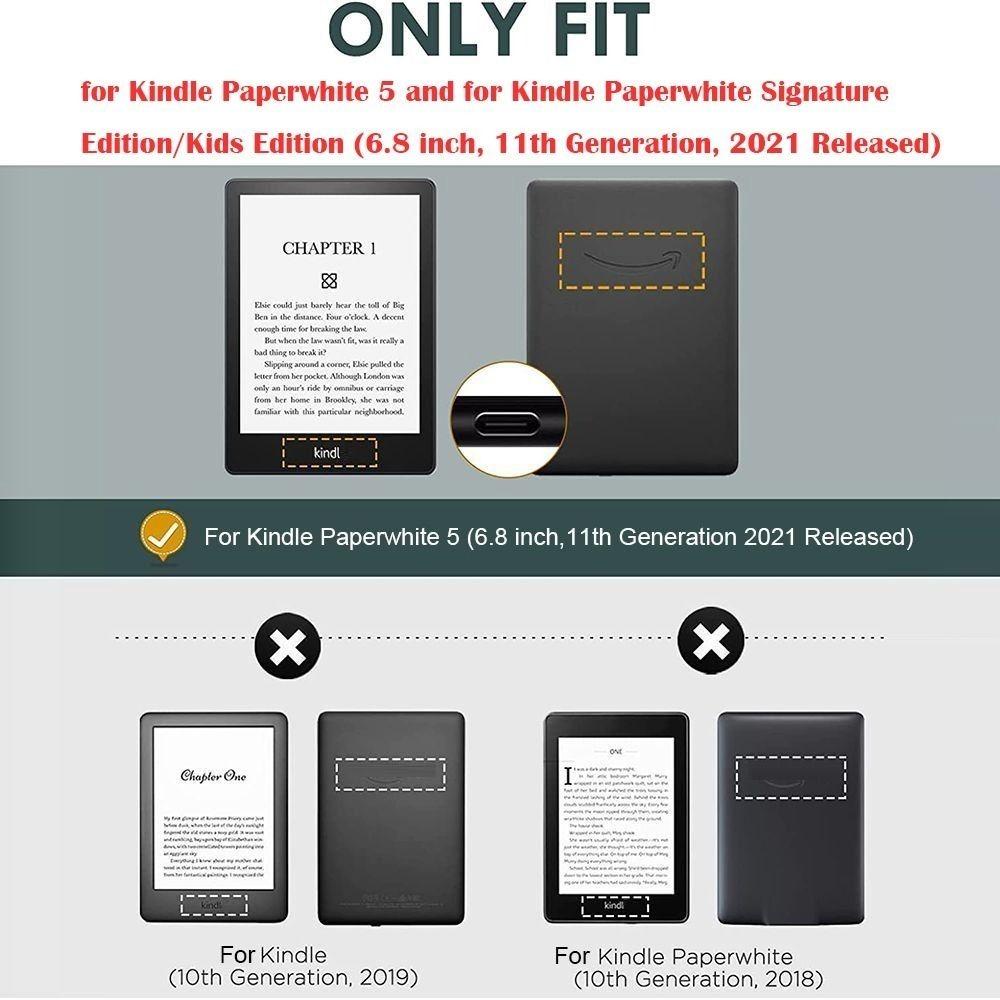 Auto Wake/Sleep e-Reader Case for Kindle Paperwhite 5 (11th Generation) 2021 6.8 inch M2L3EK
