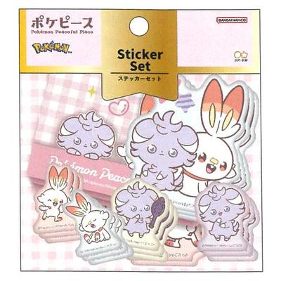 Stationery Goods Mewspur S8814210 Sun-Star Pokémon Sticker, & Scorbunny,