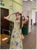 Ink Wash Painting Vest Dress - Retro Artistic Style for 2026 Spring/Summer Collection