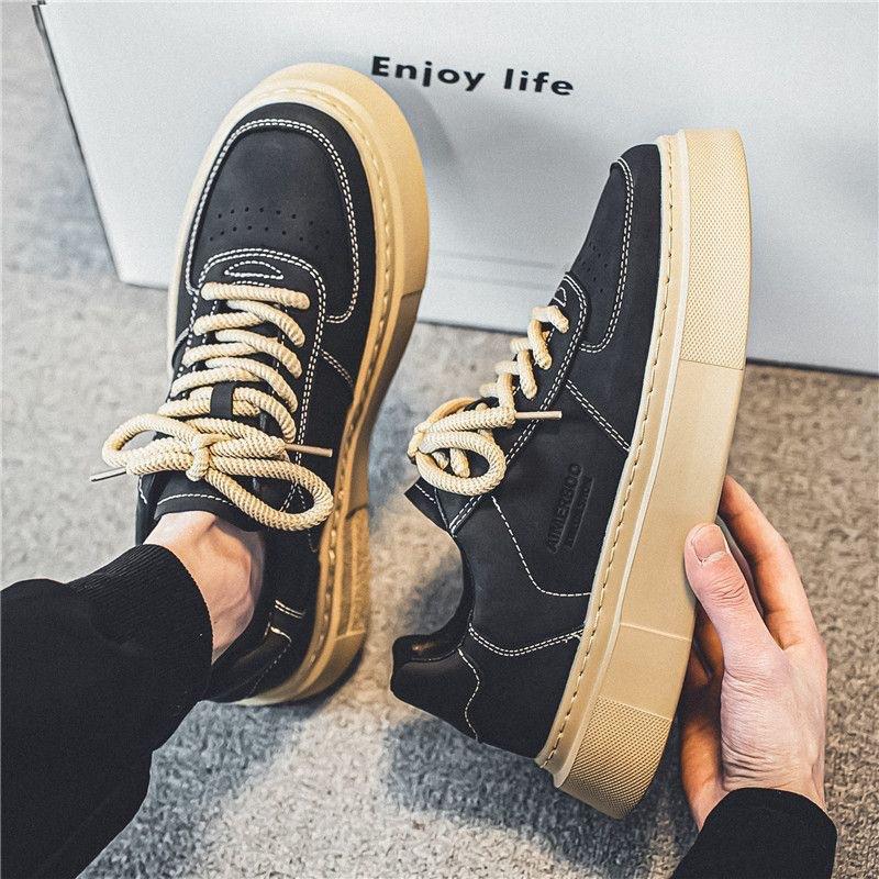 Fashion Spring summer new men's niche design versatile casual shoes for teenagers sports trendy shoes simple comfortable board shoes