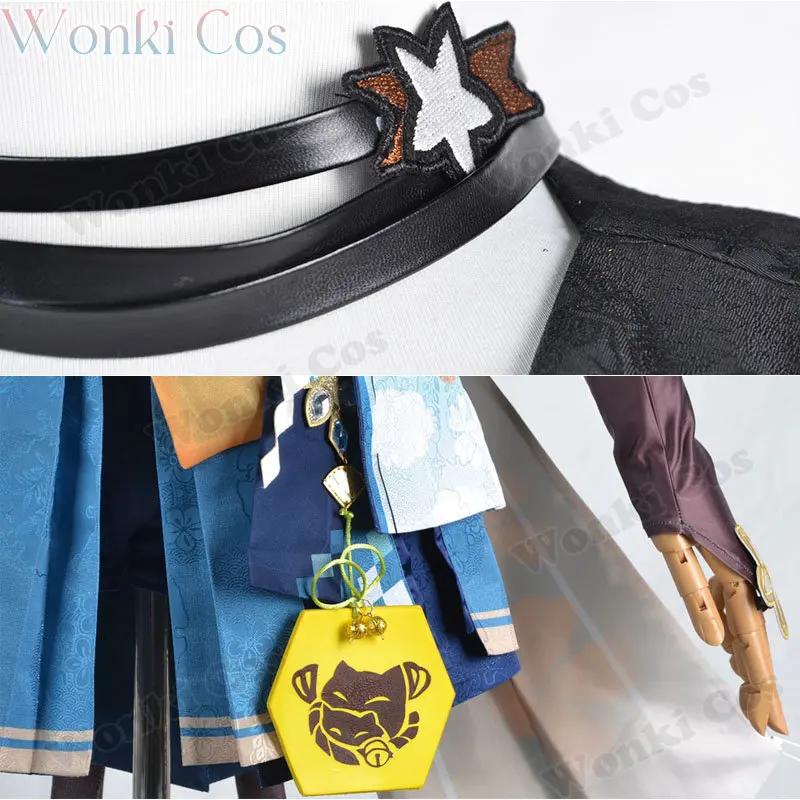 Kirara Cosplay Costume Wig Women Inazuma Neko Girl Kirara Full Set  Leg Cover Headwear