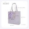 [Riridear] [Riridi] Oshikatsu Bag, Ita Bag, Tote Bag with Stitched Window (White)