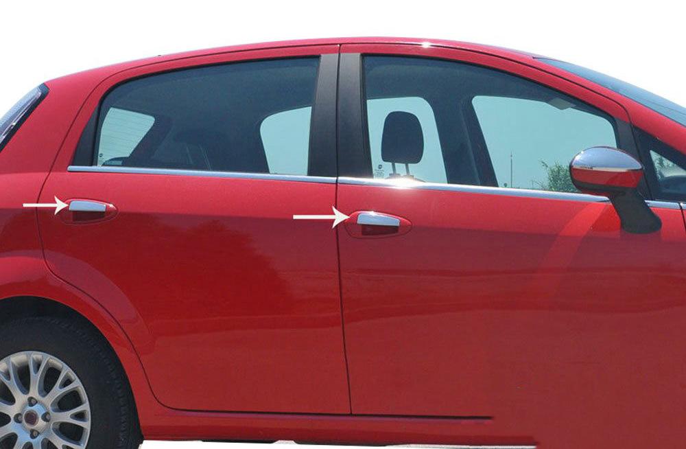 

Handle pads (stainless steel) Carmos - Turkish steel for Fiat Punto Grande/EVO 2006-2018
