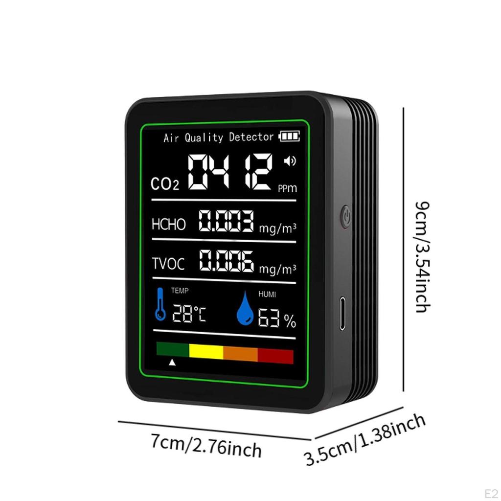 Air Quality Monitor Lightweight Portable Tester for Office Home Living Room