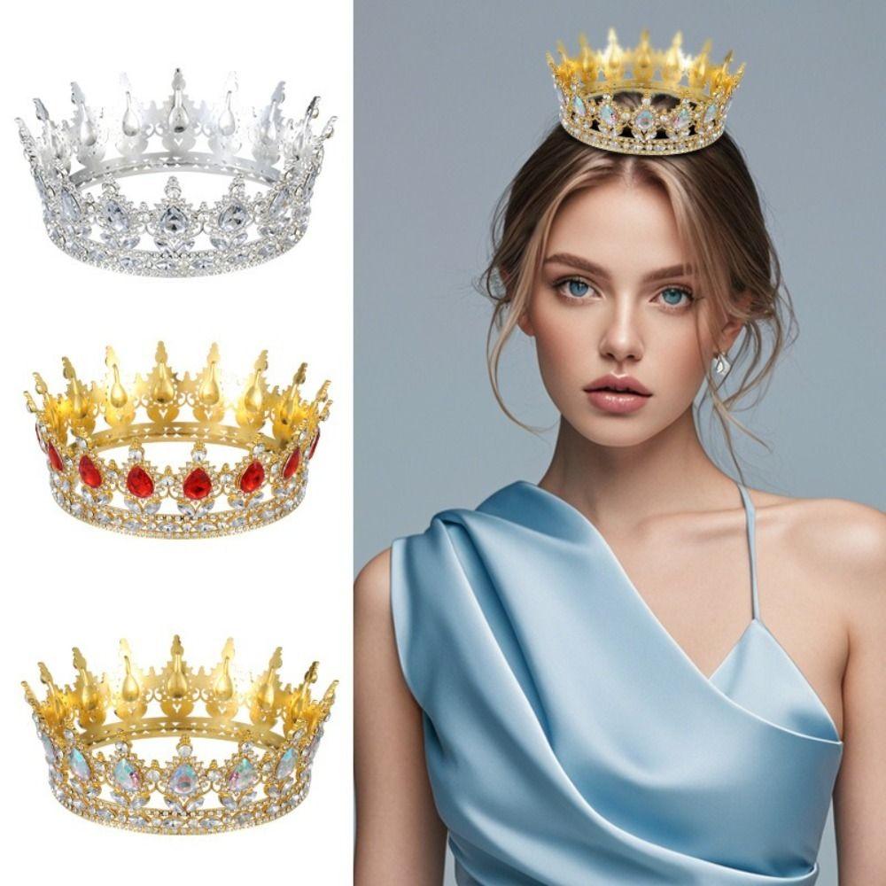 Strass Brautkronen Kuchen Dekorationen Königin Prinzessin Tiara Haar Accessoires