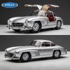 Welly 1:24 Mercedes Benz 300SL Alloy Sports Car Model Diecasts Metal Classic Retro Car Vehicles Model High Simulation Kids Gifts
