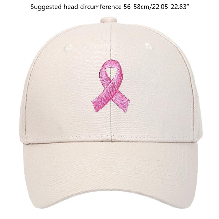 Adjustable Baseball Sun Hat Women Men Unisex Awareness Cap for Charity Event