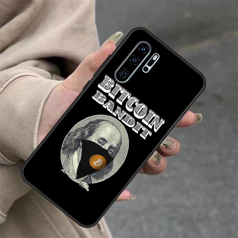 Bitcoin BTC Case For Huawei Nova 9 SE 10 5T 11i 8i 7i 3i Y61 Y91 Y60 Y70 Y90 P20 P40 Lite P30 Pro Cover