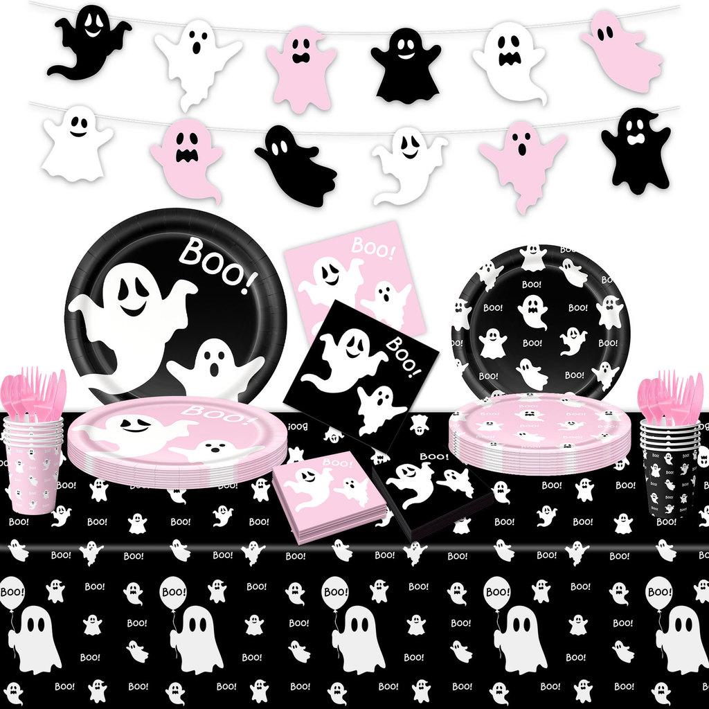 Szellem Halloween Party Edénykészlet Dekorációk Rémisztő Ünnepséghez