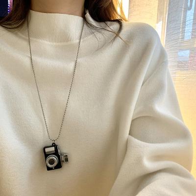 Halskette Kette Persönlichkeit Süß Und Cool Geburtstagsgeschenk Hip Hop Stil Mode Kamera Anhänger Halskette Schmuck Accessoire