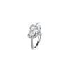 Elegant Heart-Shaped Zircon Ring | Adjustable Crystal Jewelry Gift for Women