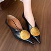 Luxury2026 Women Heeled Shoes Pointed Toe Low Heels Designer Shoes Sexy Dress Fashion Woman Pumps  Summer Elegant Zapatos Mujer