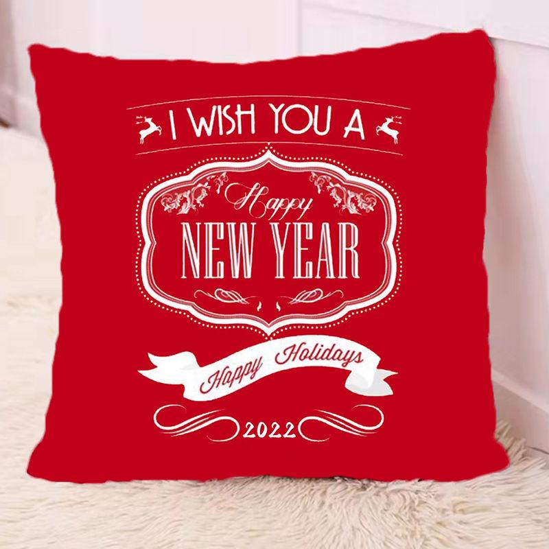 Kerstvakantie kussen schattige eland woonkamer bank kussen creatief internet beroemdheid kussen kamer kantoor decoratie (kussensloop + kussenkern 1 stuks)