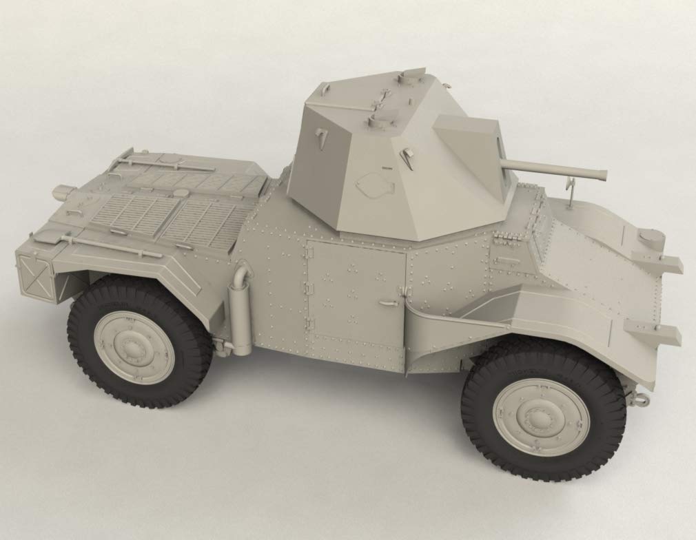 ICM 1/35 scale German Army P204 (f) Armored Car with CDM Turret, Plastic Model Kit 35377