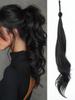 18 Inch Synthetic Curly Wavy Ponytail Extension Elastic Headband Hairpiece For Women Daily Party Styling Accessory