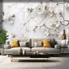 Creative 3d Flowers Tree Wallpaper Living Room Bedroom Background Wall Mural Home Decor