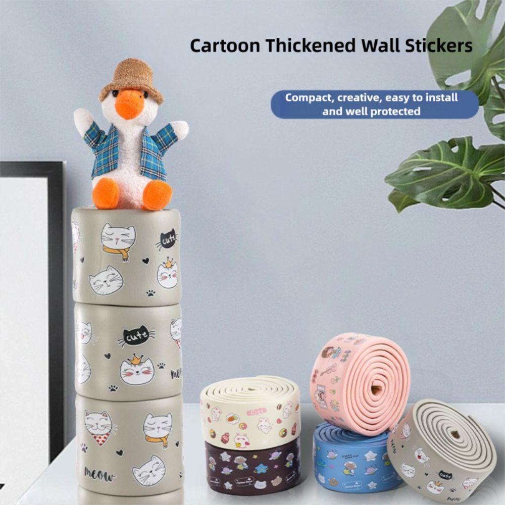 2M/Roll Self Adhesive Skirting Line Thickened Wall Sticker DIY Decoration Strips  Living Room