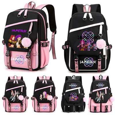 Cartoon K-pop Demon Hunters Printed Large Capacity Backpack for Teenger Student Girl Boy Back To School Bookbag Women Waterproof Travel Bag Kid Gift