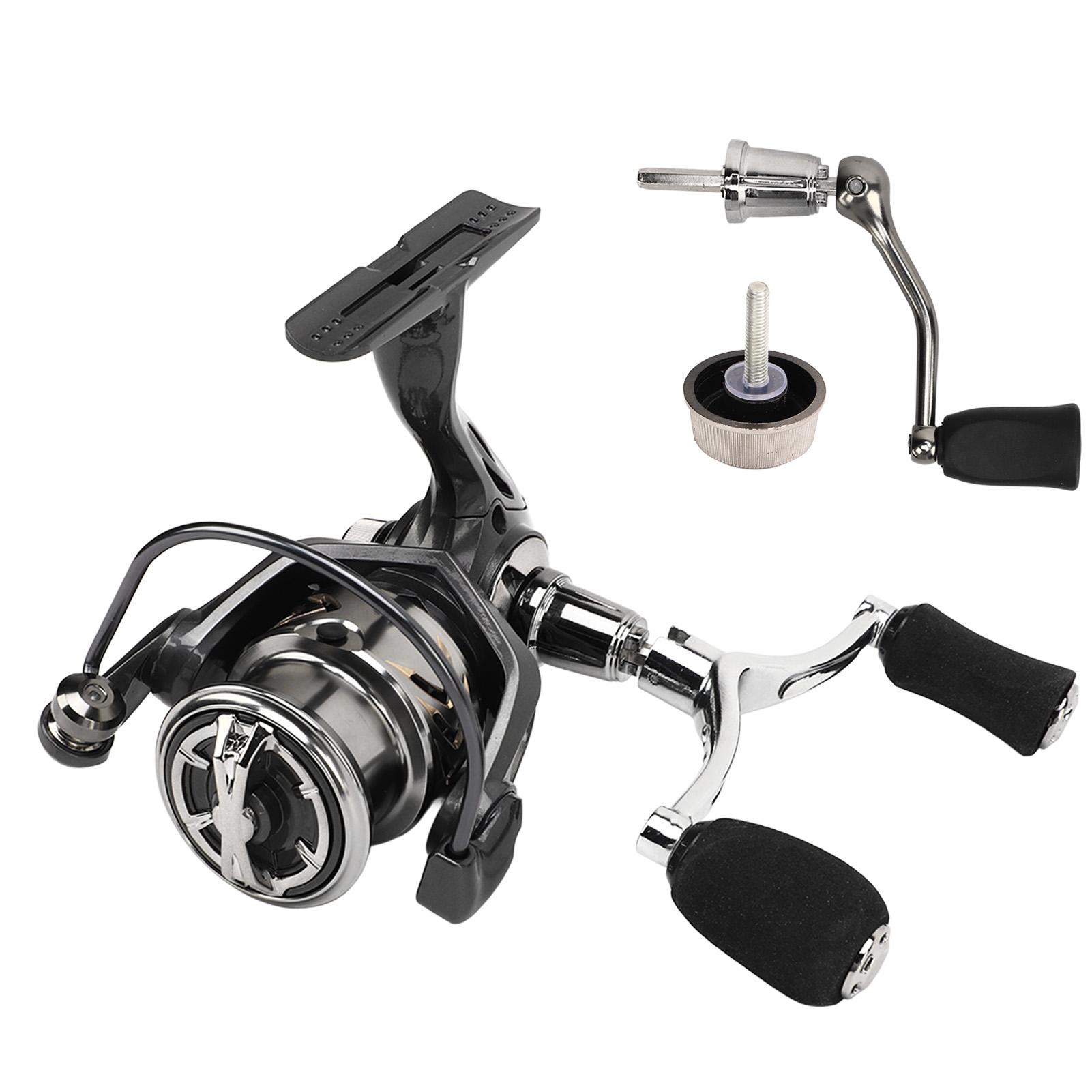 Spinning Reel Double Rocker Spinning Wheel Nylon Metal Powerful Surf Reel for Saltwater Freshwater Fishing DG2500M