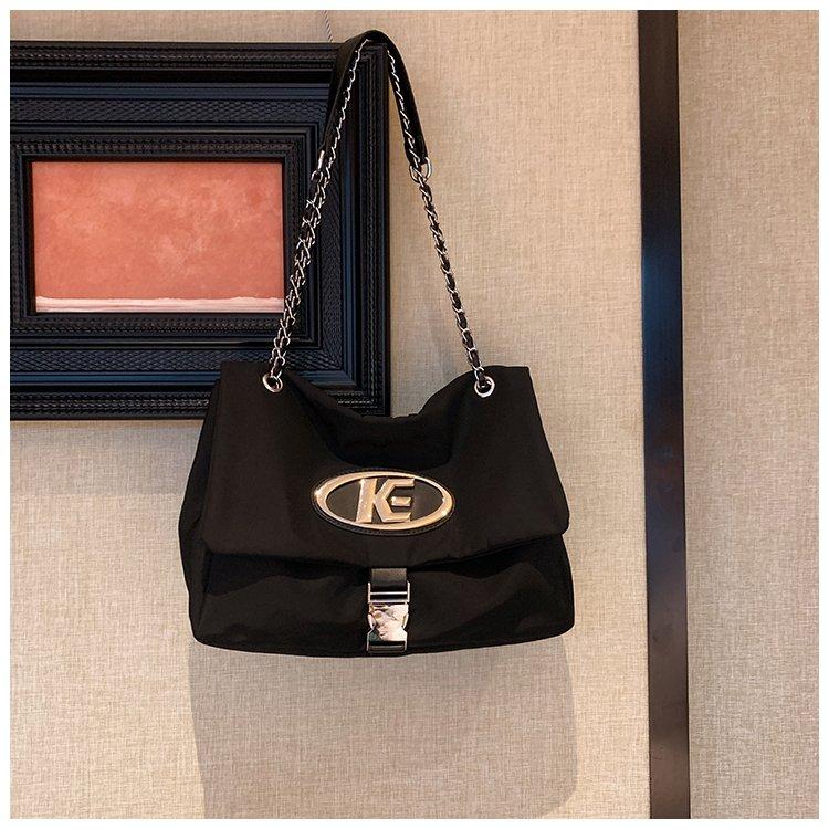 

OLN сумка через плечо на одно плечо, 2023, особый дизайн, модная портативная сумка через плечо большой вместимости чёрный