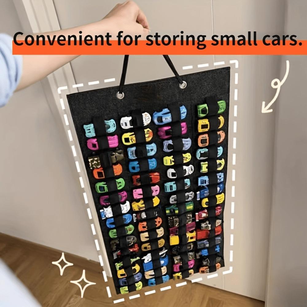 Large Wall-Mounted Hanging Toy Car Vehicle Storage Bag - Non-Woven Fabric Suitable For Bedrooms, Playrooms, - Easy Install