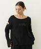 Milkfed Casual Open Shoulder Black Women's Top,