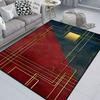 Moderner Geometrischer Teppich Wohnzimmer Zuhause Luxus Nordisches Dekor Zuhause Nachttisch Maschinenwaschbare Matte rutschfest Schlafzimmerteppich Spielzimmer