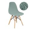 Velvet And Polar Fleece Fabric Shell Chair Cover Stretch Scandinavian Chair Covers Dining Seat Cover For Hotel Home Living Room