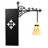 Retro Reading Corner Lamp Library Lantern Bookshelf Lamp, Vintage Metal LED Nightlight for Book Nook Decor, Gothic Home Decor Ghost Book/Wearing