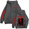 Horror Movie Obsession Nikki Merch Zipper Hoodies Men'S Women Casual Loose Long Sleeves Zip Up Hooded Sweatshirts Jackets Coats