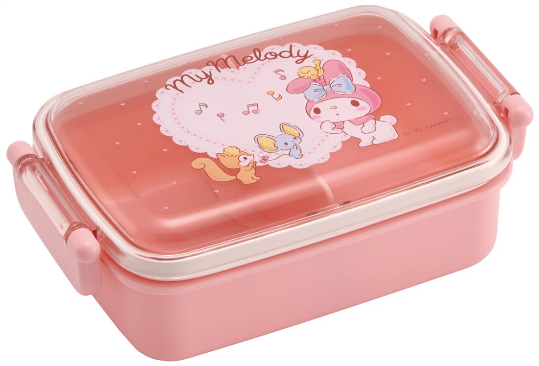 

Skater My Melody Easy Music Lunch Sanrio for Made in Box, Design, 450ml, Antibacterial, Girls, Japan, RBF3ANAG-A
