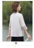 2026 Summer Stylish Slimming Elegant Versatile Seven-Sleeve Outerwear for Middle-Aged Women