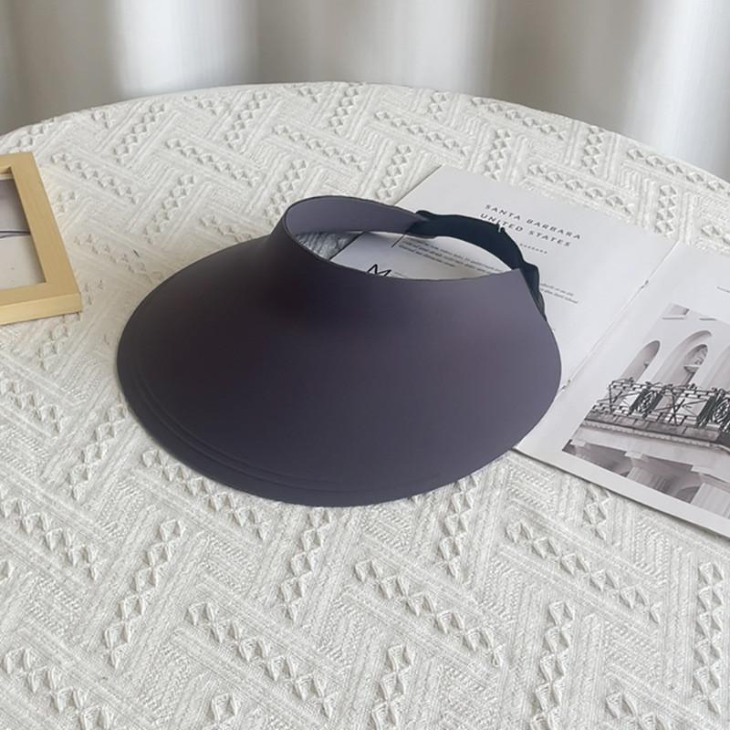 

Summer Sun Hat With Wide Brim For Sunshade Uv Blocking And Breathable Comfort темно-сірий