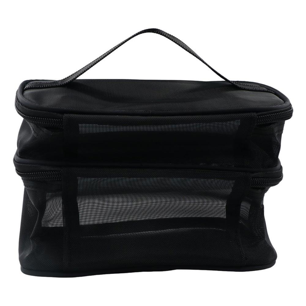 Double Layer Large Capacity Korean Storage Bag Toiletry Bag Zipper Makeup Bag Women Cosmetic Bag
