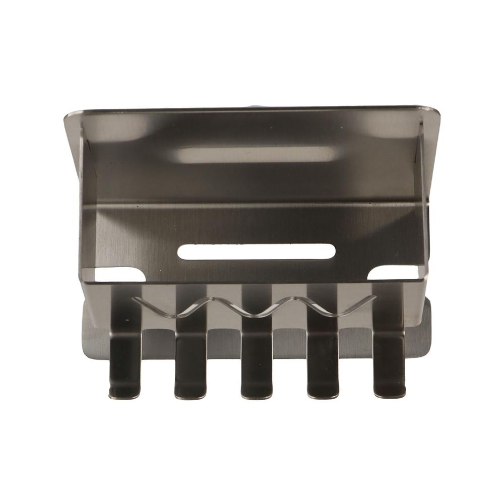 No-Punch Stainless Steel Toothbrush Holder Multi-slot Toothpaste Holder  Bathroom